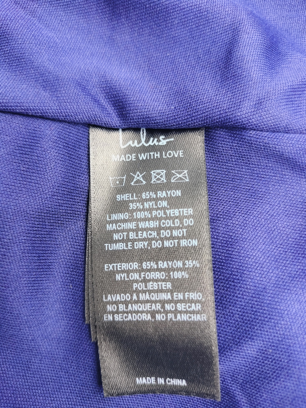 Lulus Bloom In Mind Navy Velvet Floral Strapless Maxi Dress" Size L - Picture 9 of 9